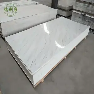 China Manufacturer Custom Size Pvc Wall Panel Uv Marble Sheet Uv Plastic Sheet