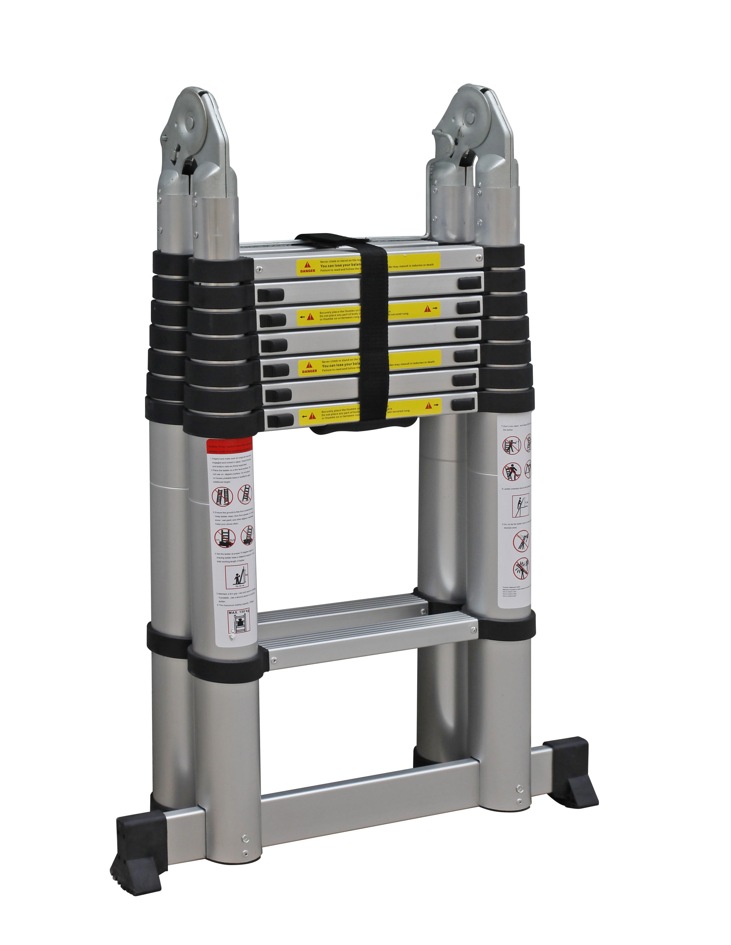 5m  joint multi-purpose double hydraulic telescopic ladder