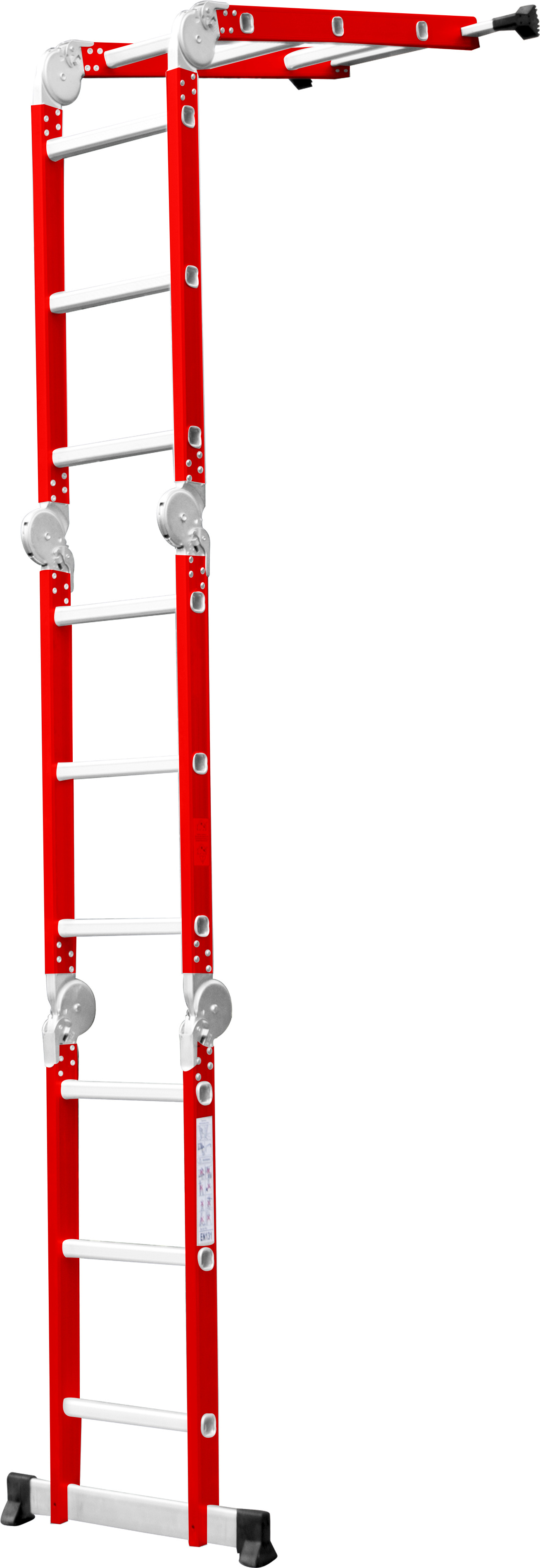 4*3 steps Industry FRP Glass Fibre folding Ladder