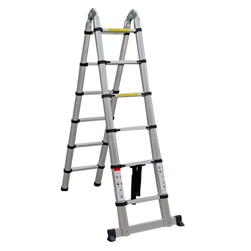 double A frame ladders structure telescopic ladder