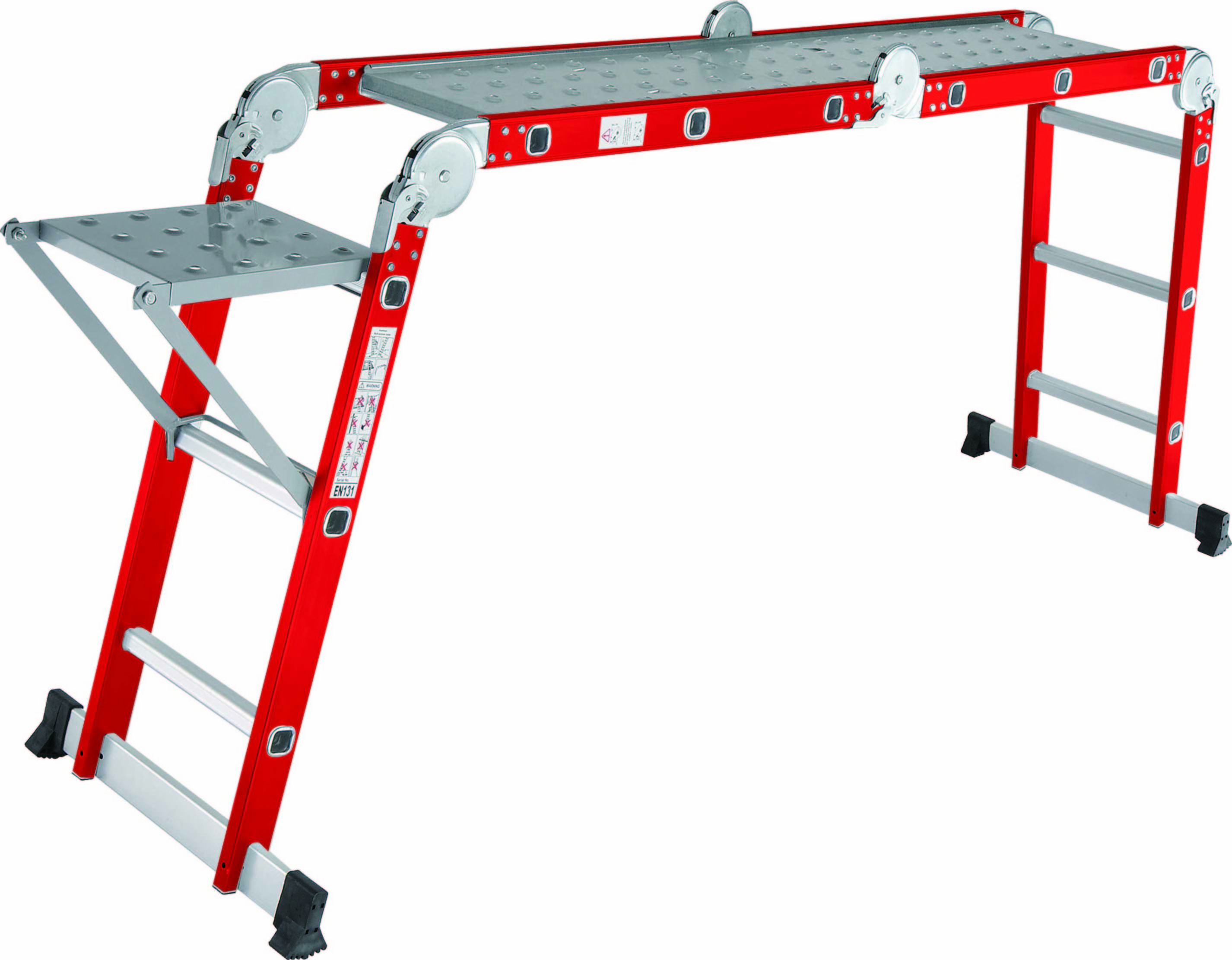 4*3 steps Industry FRP Glass Fibre folding Ladder