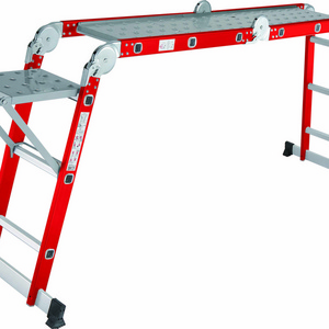 4*3 steps Industry FRP Glass Fibre folding Ladder