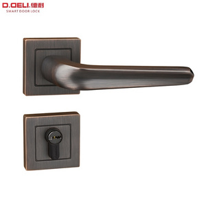 DELI High Security Door Handle Lock Classroom Office Handle Lever Lock Set Zinc Alloy Door Lock