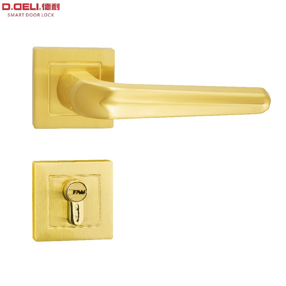 DELI High Security Door Handle Lock Classroom Office Handle Lever Lock Set Zinc Alloy Door Lock