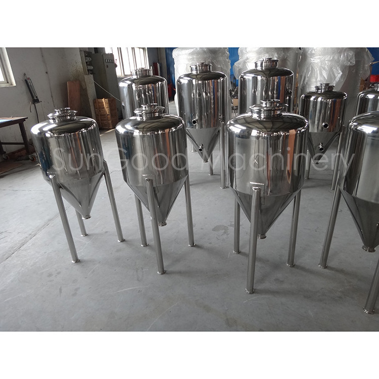 1 Gallon 5 Gallon 15 Gallon 30 Gallon 50 Gallon Stainless Steel Conical Fermenter For Sale