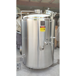 Brew Kettle With Whirlpool tank by direct Fire with jet burner electric oil heating