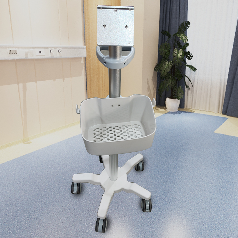 Good quality medical cart monitor stand stainless steel medical instrument patient monitor trolley for hospital clinic