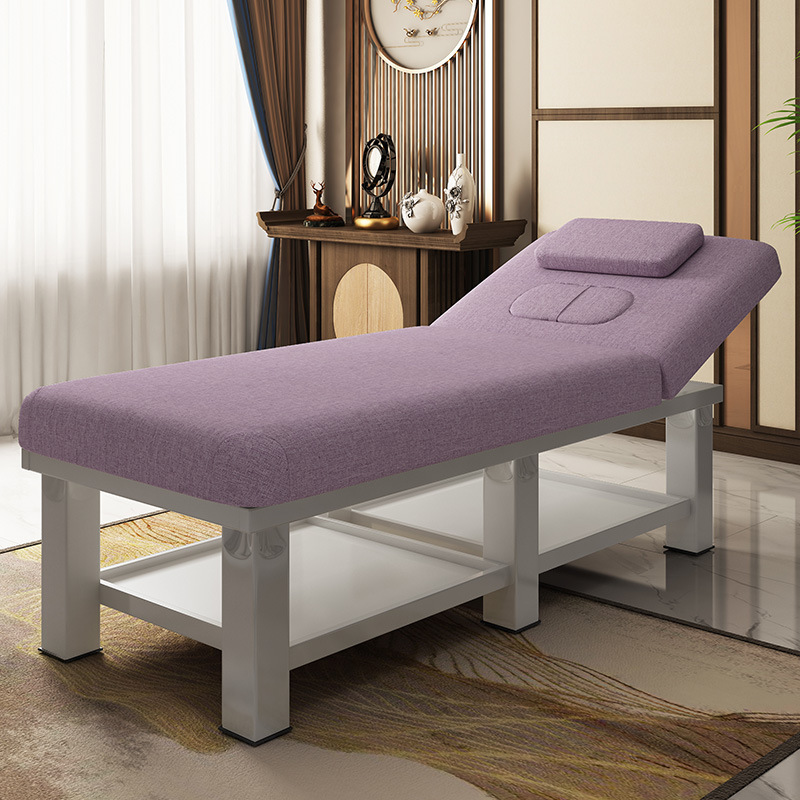 factory sales leather massage bed spa bed massage table customized King size for Massage Parlor Spa use