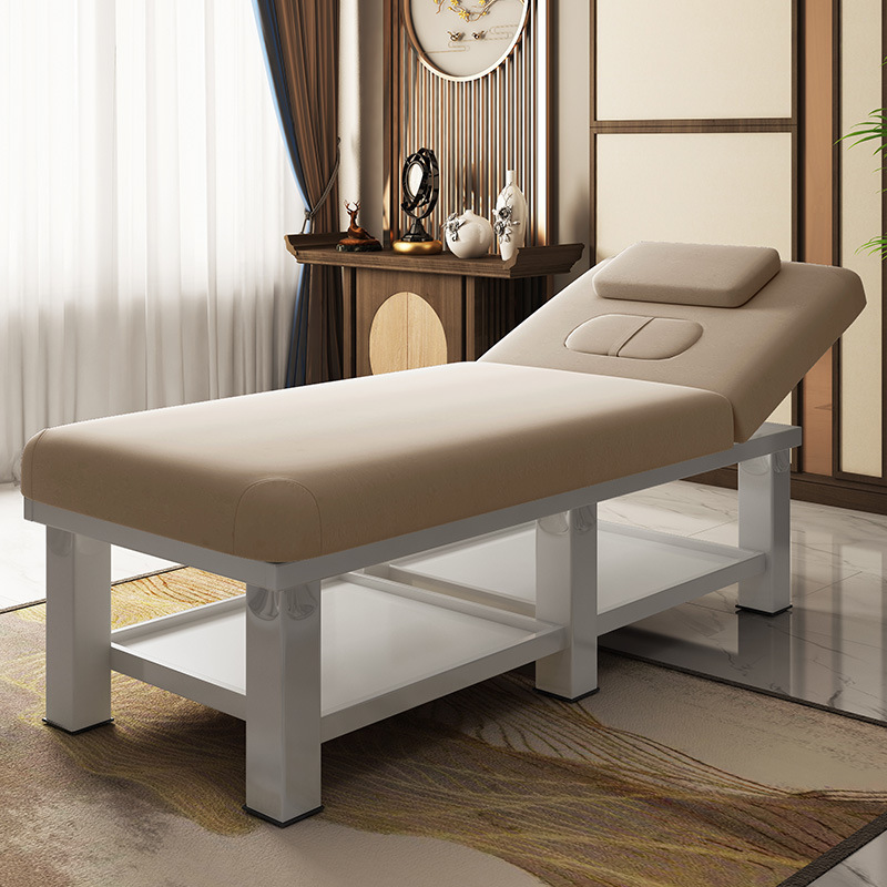 factory sales leather massage bed spa bed massage table customized King size for Massage Parlor Spa use