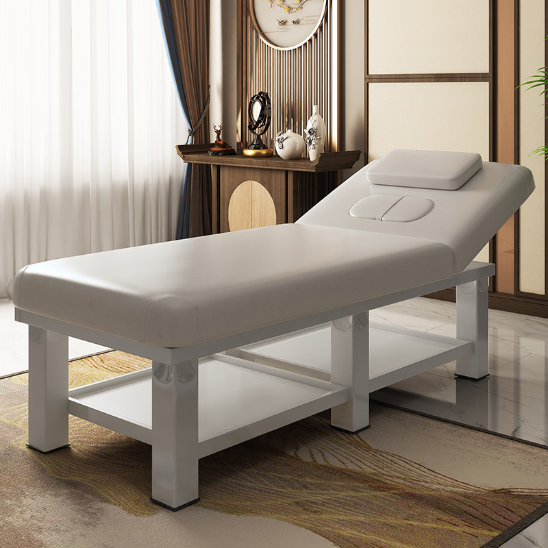 factory sales leather massage bed spa bed massage table customized King size for Massage Parlor Spa use