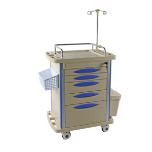 ABS treatment cart medication cart with drawer for hospital nursing use