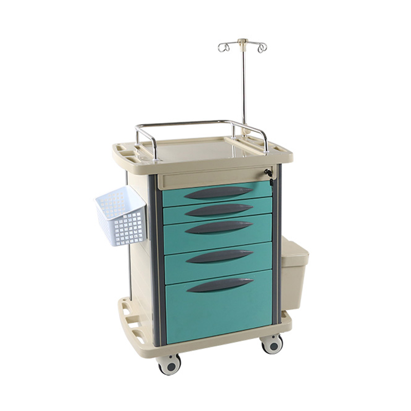 ABS treatment cart medication cart with drawer for hospital nursing use