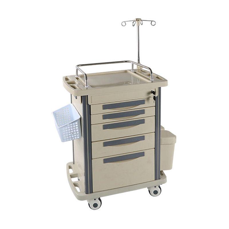 ABS treatment cart medication cart with drawer for hospital nursing use