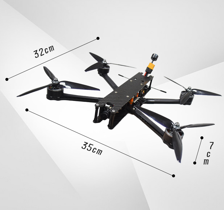 FLH7 FPV drone 7-inch 1.2G Image Transmission With night vision camera Flight distance 20km