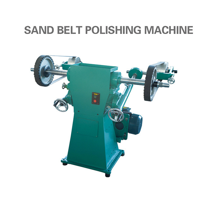 Surface treatment polishing equipment and abrasive belt grinding machine for faucet parts metal door handle foundry pieces