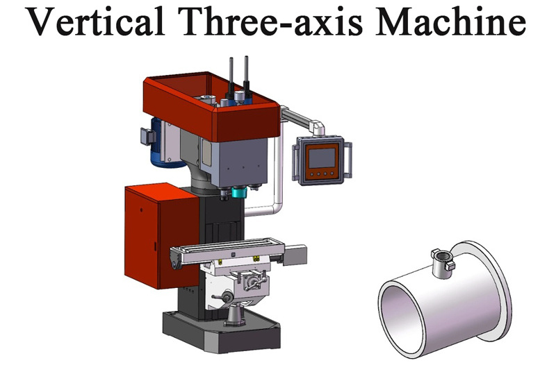 CNC drilling and tapping double servo drilling unit multi spindle drilling heads machine for castings fittings