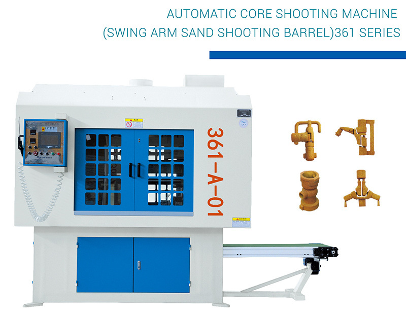 Foundry Resin Sand Core Making Machine Coated Sand Core Shooting Machine For Producing Iron Foundry Brass Parts Sand Core