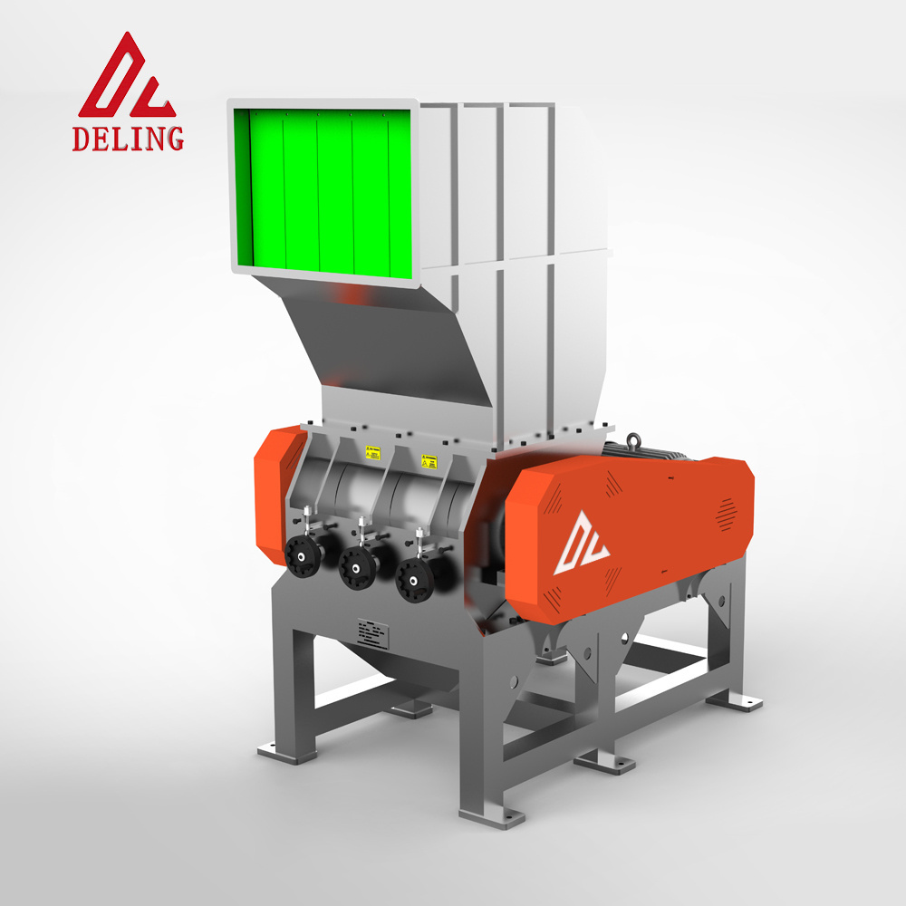 Deling Crusher Industrial Plastic Paper PVC Soft Material Crusher with High Efficiency and Price Discount