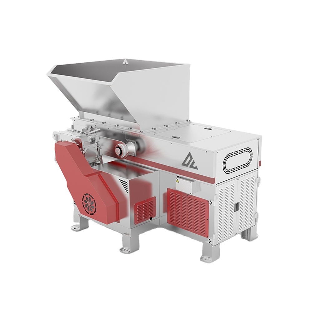 Single axis shredder head material shredder