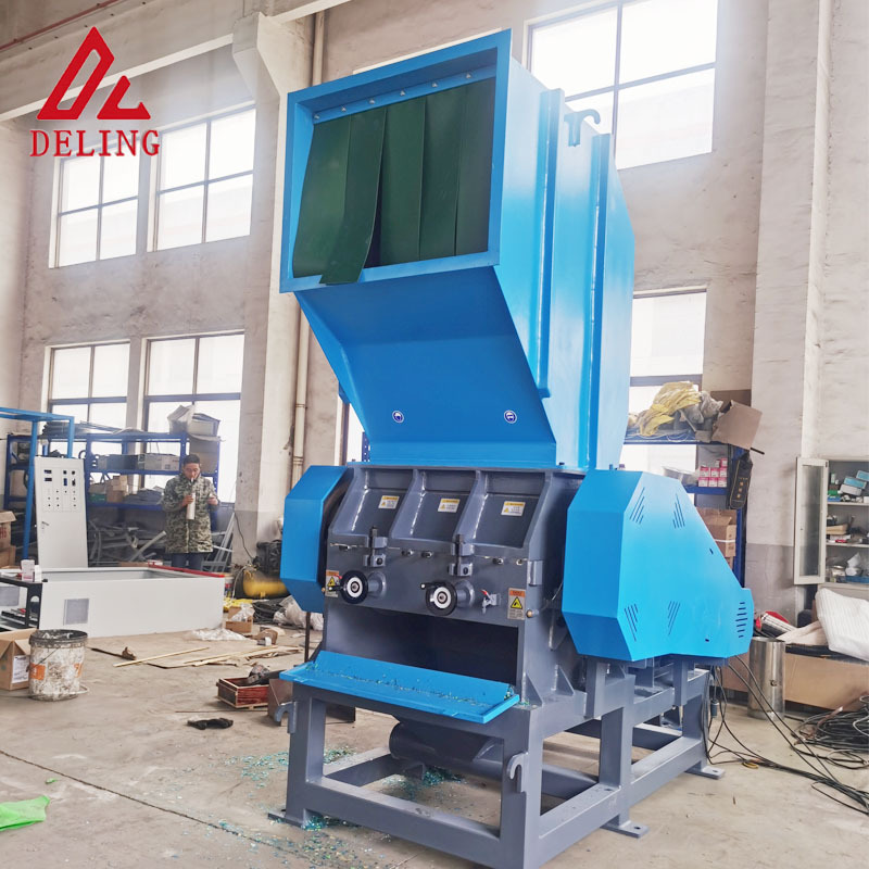 DELING Vertical Plastic Crusher solid waste crusher cardboard recycling and shredding equipment