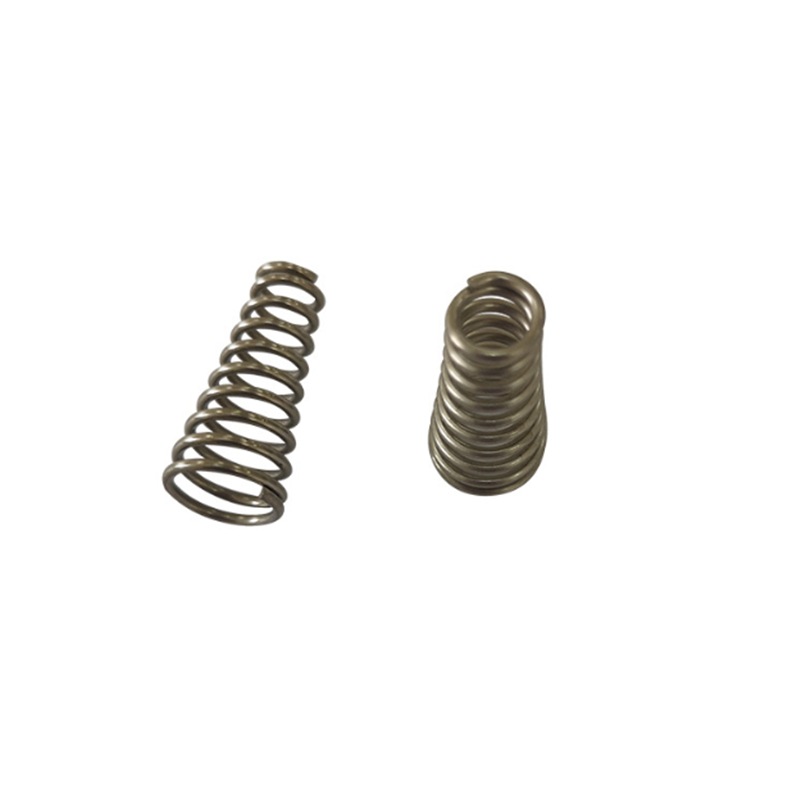 metal steel stainless steel conical coil cone helical battery contact compression spring