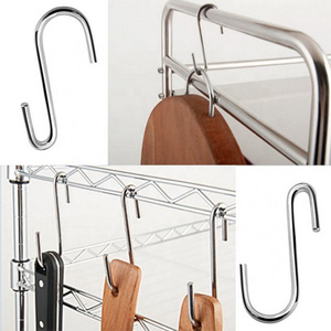 S Metal Hook Stainless Hanging Bulk S Shape Small Ornament Key Hanger Metal Hook For Cloth Hanging S Hook