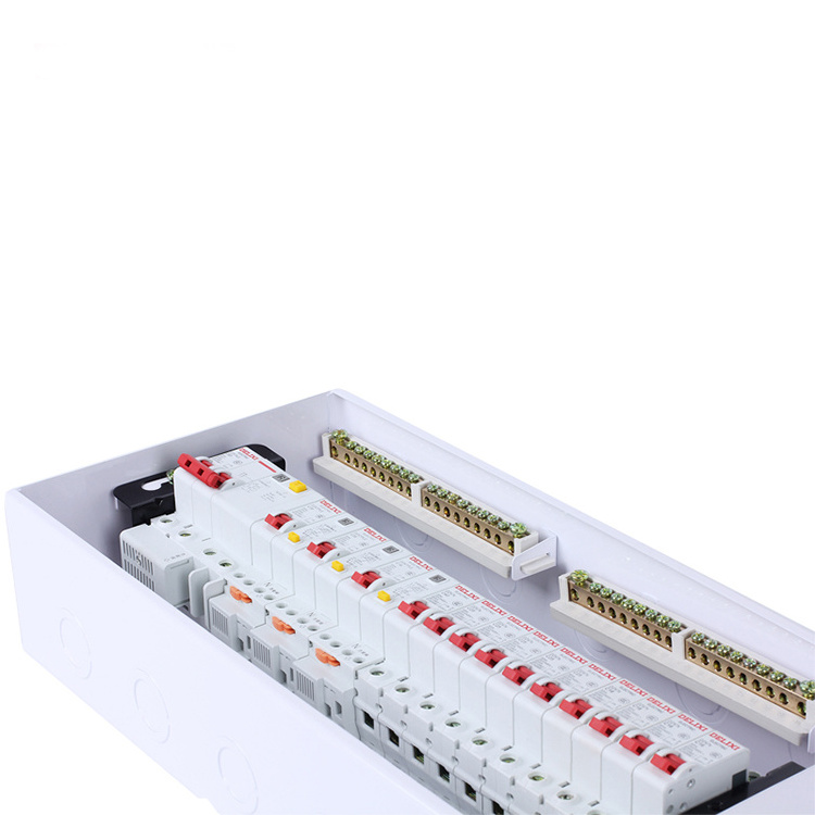 concealed waterproof 24 way plastic 3 phase types of electrical panel board power distribution box manufacturers