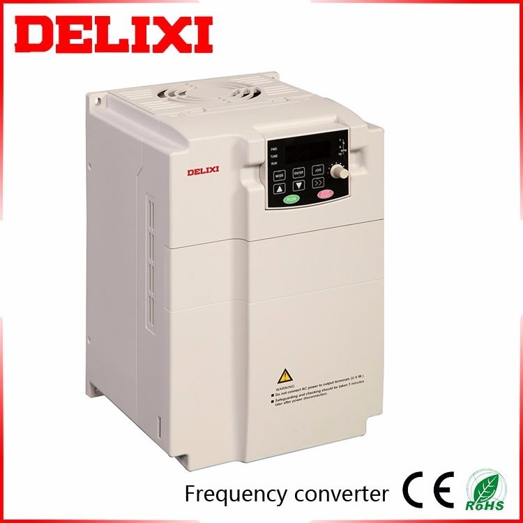 DELIXI E100 E102 0.4-22KW Good Thermal Dissipation Open Loop 11kw Pumps And Frequency Inverters