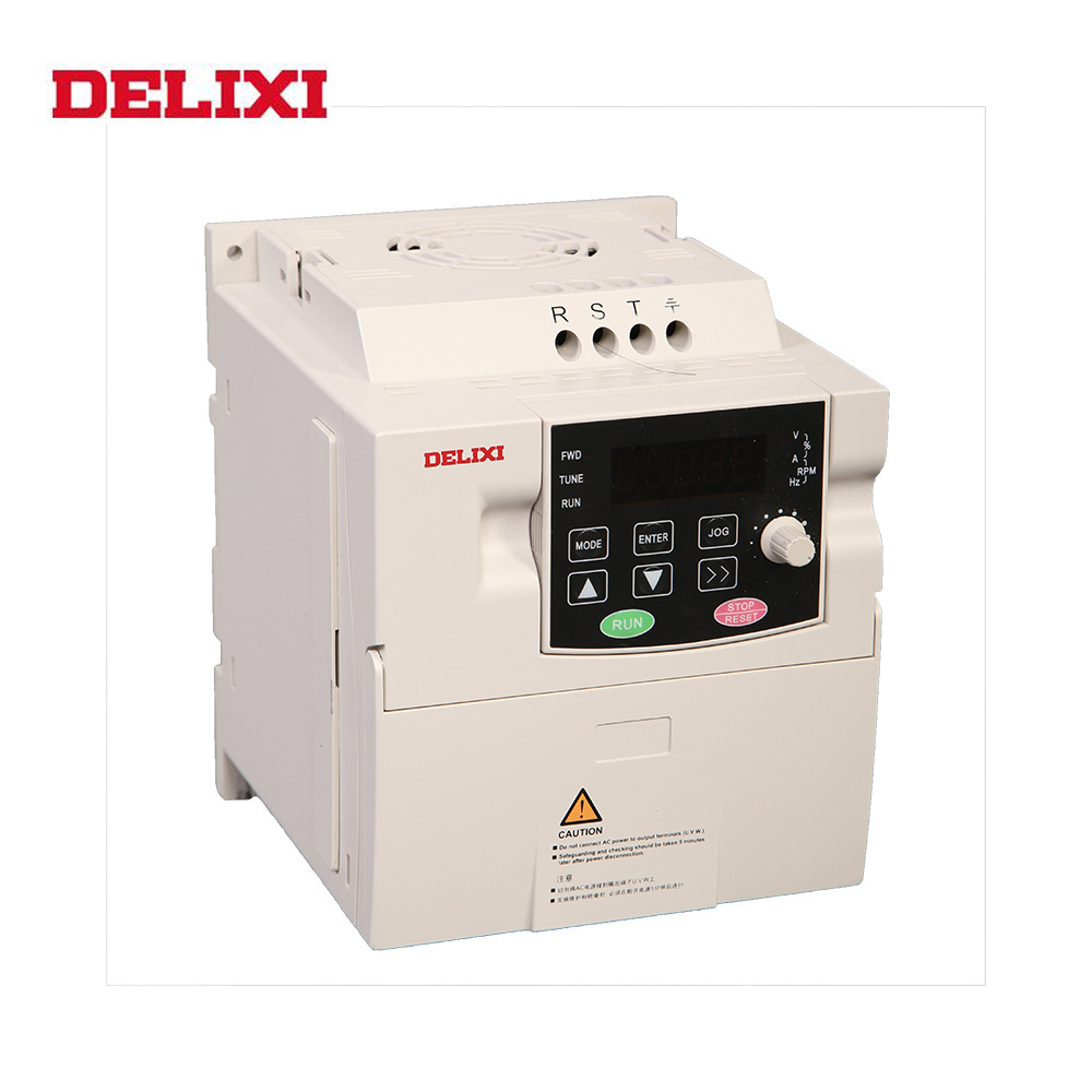 DELIXI E100 E102 0.4-22KW Good Thermal Dissipation Open Loop 11kw Pumps And Frequency Inverters