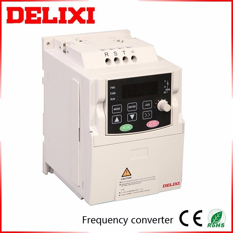 DELIXI E100 E102 0.4-22KW Good Thermal Dissipation Open Loop 11kw Pumps And Frequency Inverters