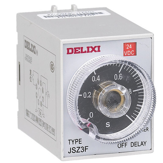 Delixi Electric Brand Jsz3 Series 220v 380v Timer Relay Electromagnetic Relay