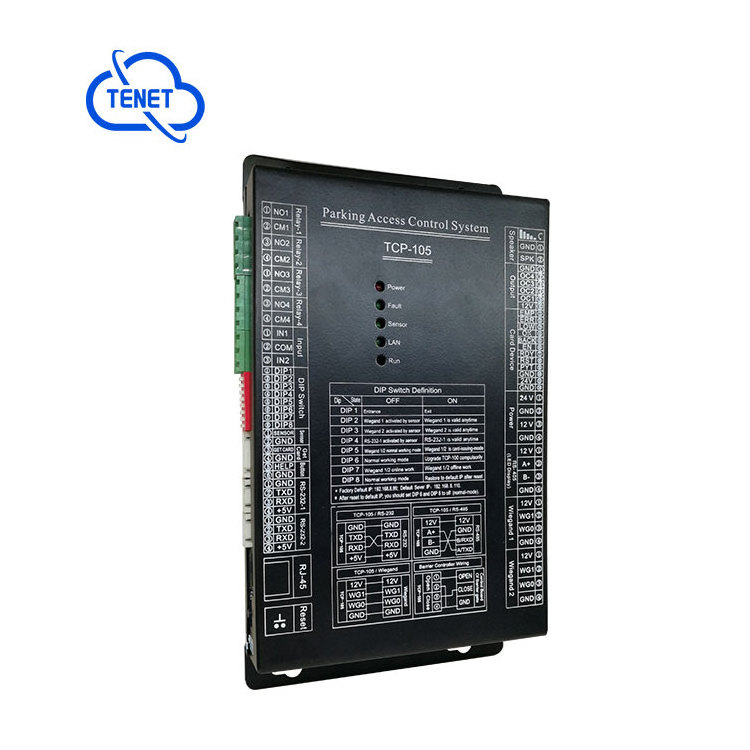 Tenet TCP-105 DC 12V 24V WG26 SDK provided Parking System Control Board and Barrier Gate Control for Efficiency Parking system