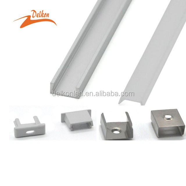 15*6mm Low Profile LED Aluminum for 11mm LED Strip Light