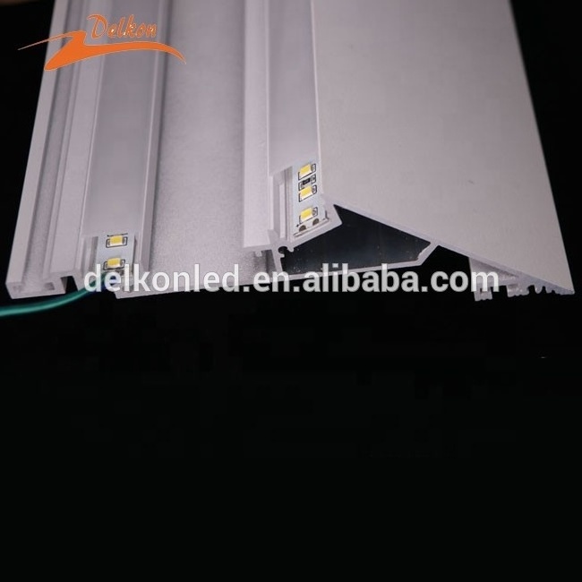 143*46mm Trimless Drywall Ceiling LED Aluminum Profile Wall Ceiling LED Profile Direct and Indirect Lighting