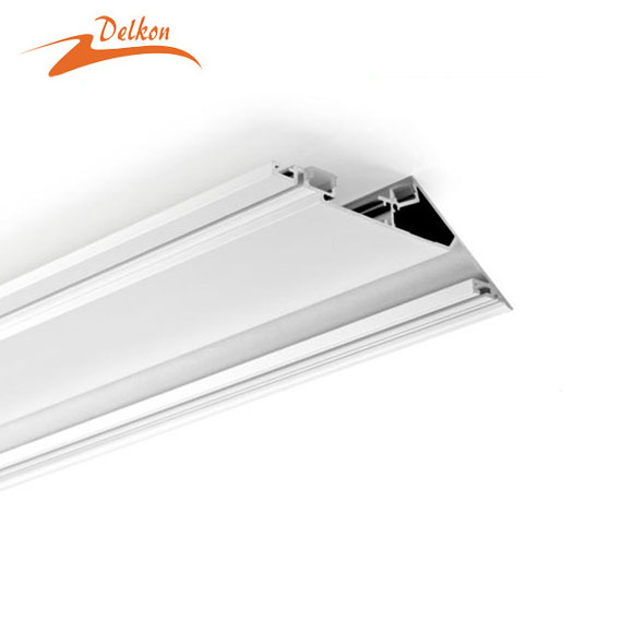 143*46mm Trimless Drywall Ceiling LED Aluminum Profile Wall Ceiling LED Profile Direct and Indirect Lighting