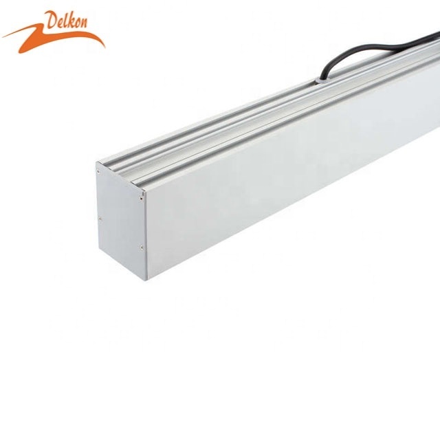 LED Architectural Suspended Direct Indirect Linear Channel Light, 3FT 30W Office Lighting Fixture for Commercial Places