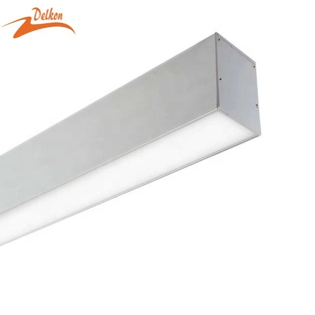 LED Architectural Suspended Direct Indirect Linear Channel Light, 3FT 30W Office Lighting Fixture for Commercial Places