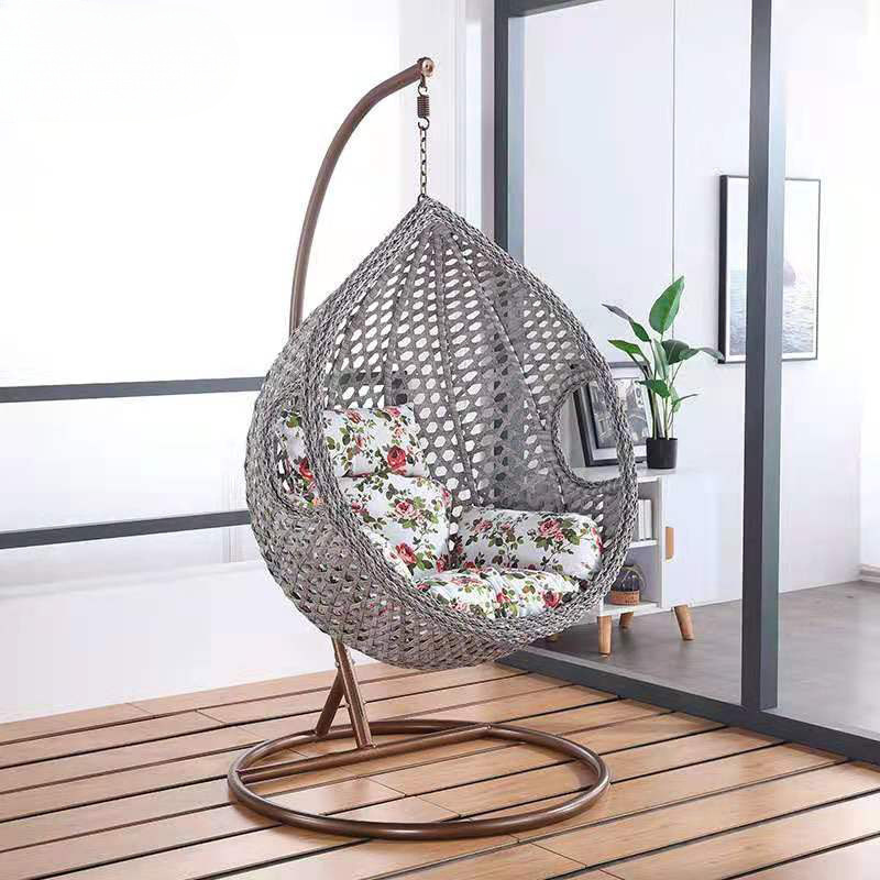 Outdoor Garden Swing Chair Hanging Cane Chair Wicker Chair