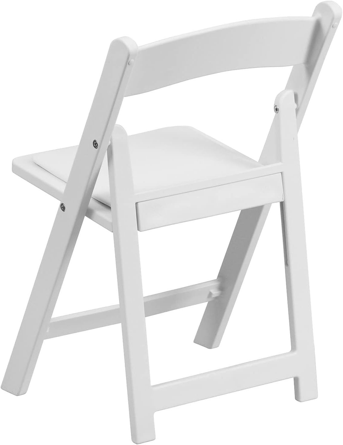 Best Selling Wooden Folding Chairs Weeding Chairs Kids White Resin Folding Event Party Chair with Vinyl Padded Seat