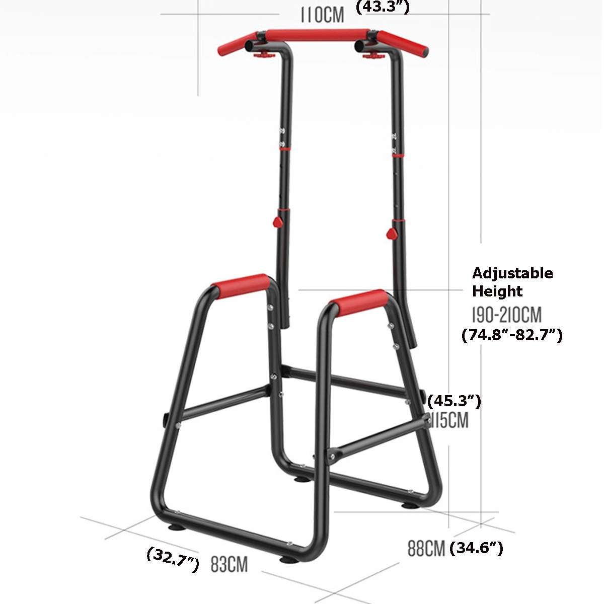 Indoor Pull Up Bar Horizontal Bars fitness Power Tower Workout Pull Up & Dip Station Home Gym Fitness Equipment