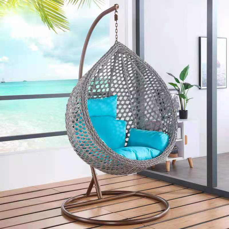 Outdoor Garden Swing Chair Hanging Cane Chair Wicker Chair