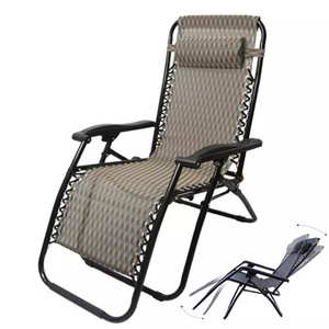 Wholesale Cheap Outdoor Folding Garden Chair Lazy Chair Zero Gravity Recliner