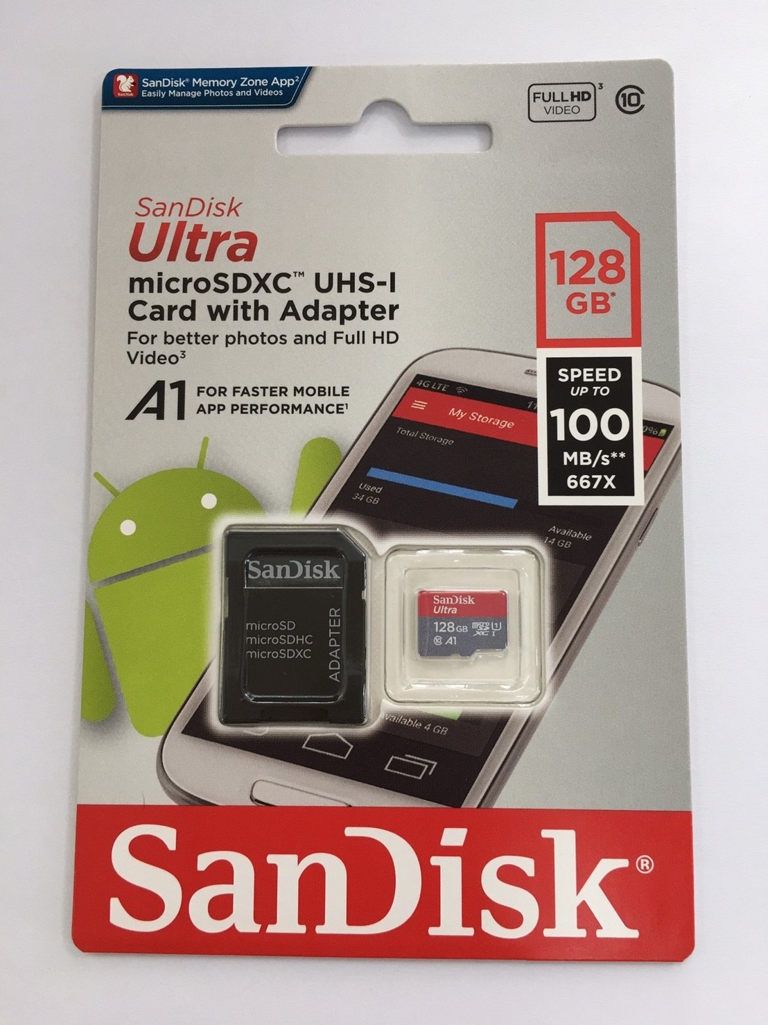 High Speed SDXC SDHC 256GB SanDisk Micro SD Card