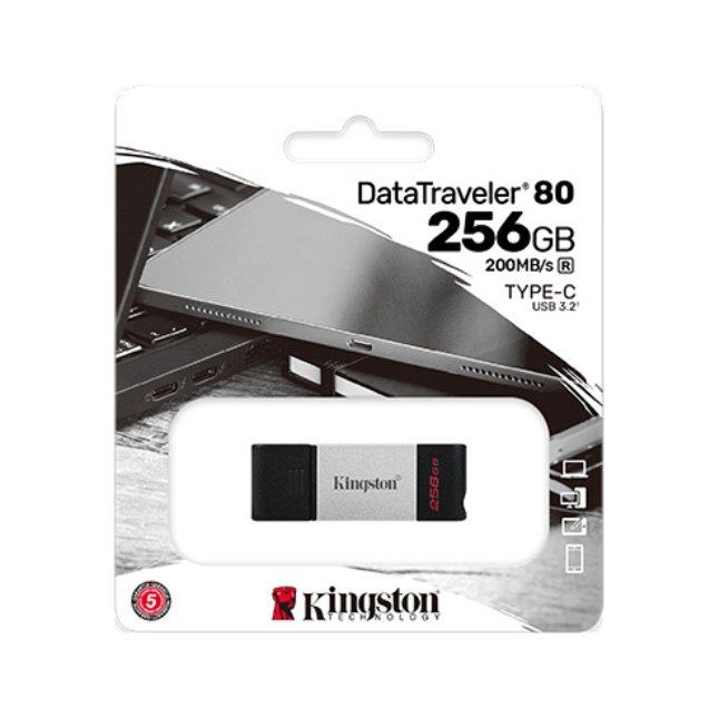 Kingston DataTraveler 80 USB Flash Drive 3.2 Type-C 256GB