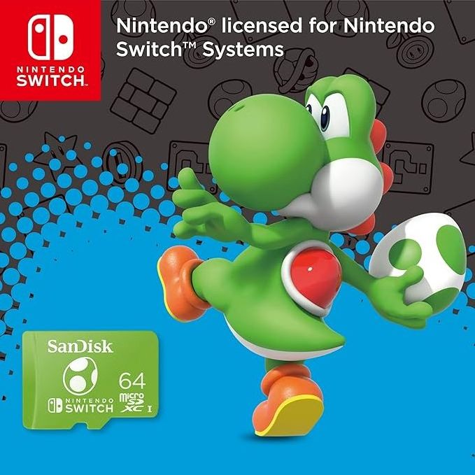 SDSQXAO Nintendo-Licensed Memory Cards For Nintendo Switch 64GB 128GB 256GB C10 U3