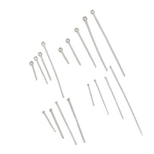 Spot wholesale S925 sterling silver T-head pin 9-pin DIY jewelry jewelry bracelet