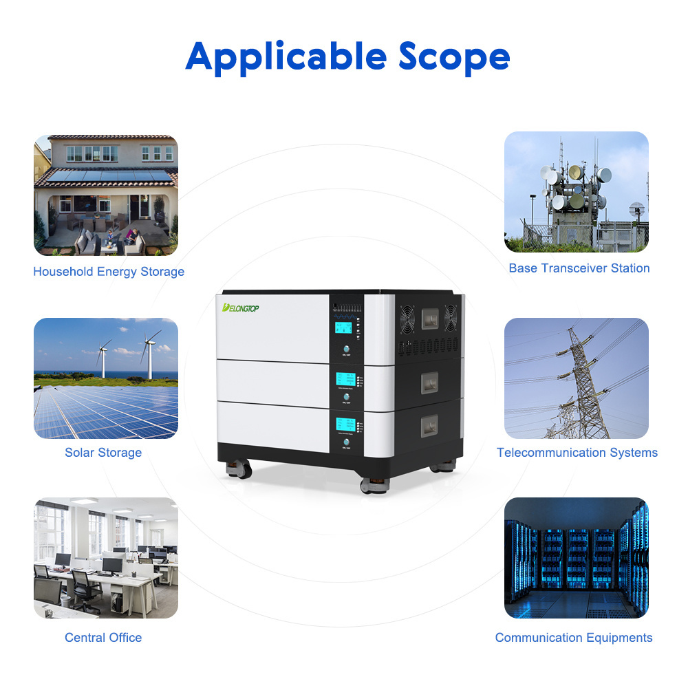 51.2V 200AH AKKU Lithium LiFePO4 Battery Solar Home Kit 10KW Solar Inverter for 10KWH Household Energy Storage System