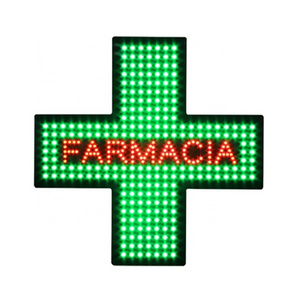 CE RoHS indoor acrylic 48X48cm pharmacy led cross sign