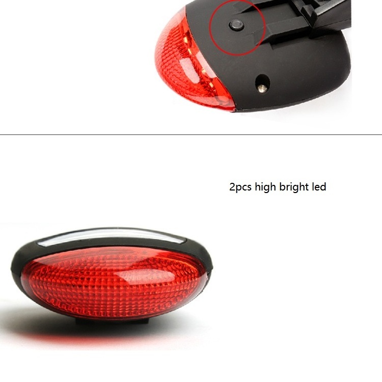 XDLTECH Bicycle Light Seatpot Mounting Rear Light Position Solar LED Bike Tail Light for Cycling Safety