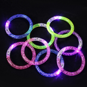 Led Bracelets Party Flashing Light Up Bracelet LED Glowing Bracelet Wristband Decoration